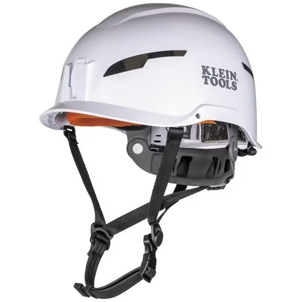 Safety Helmet, Type-2, Non-Vented Class E, White, KLEIN TOOLS, Mfr# 60564